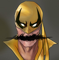 Illustration of character from Iron Fist