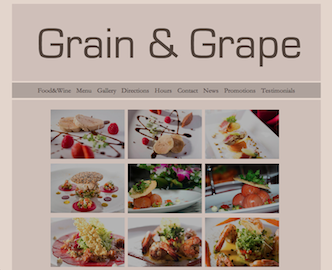 Grain and grape project