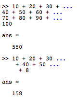 code broken across lines with ellipsis