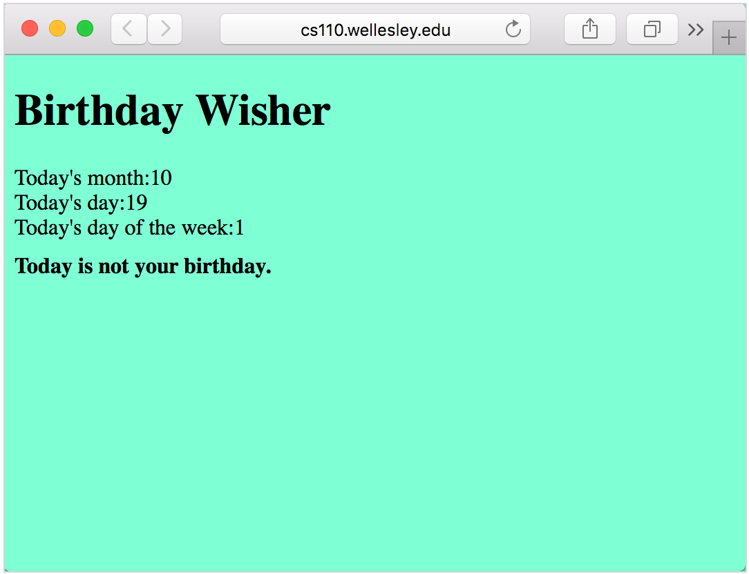 Birthday Wisher Screenshot