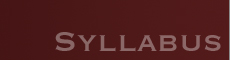 Syllabus