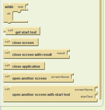 Methods of working with screens