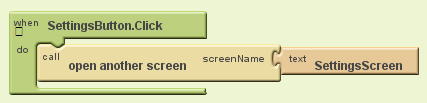 Open screen method