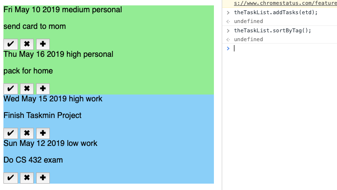CS 204 TaskMin Project