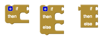 App Inventor conditional blocks