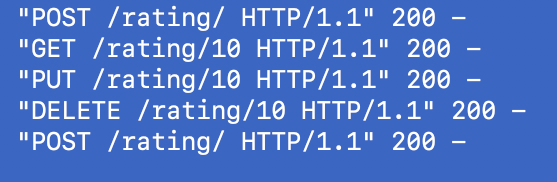 screenshot of Python console