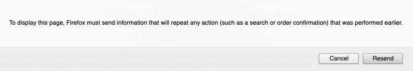 confirm reposting of form