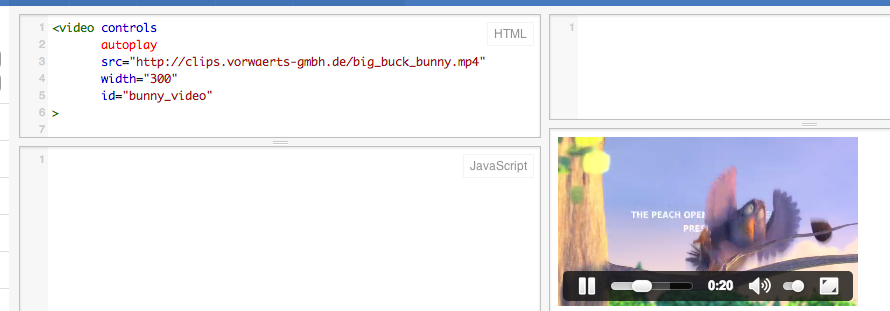 a screenshot for jsfiddle