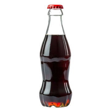 a classic glass Coke bottle