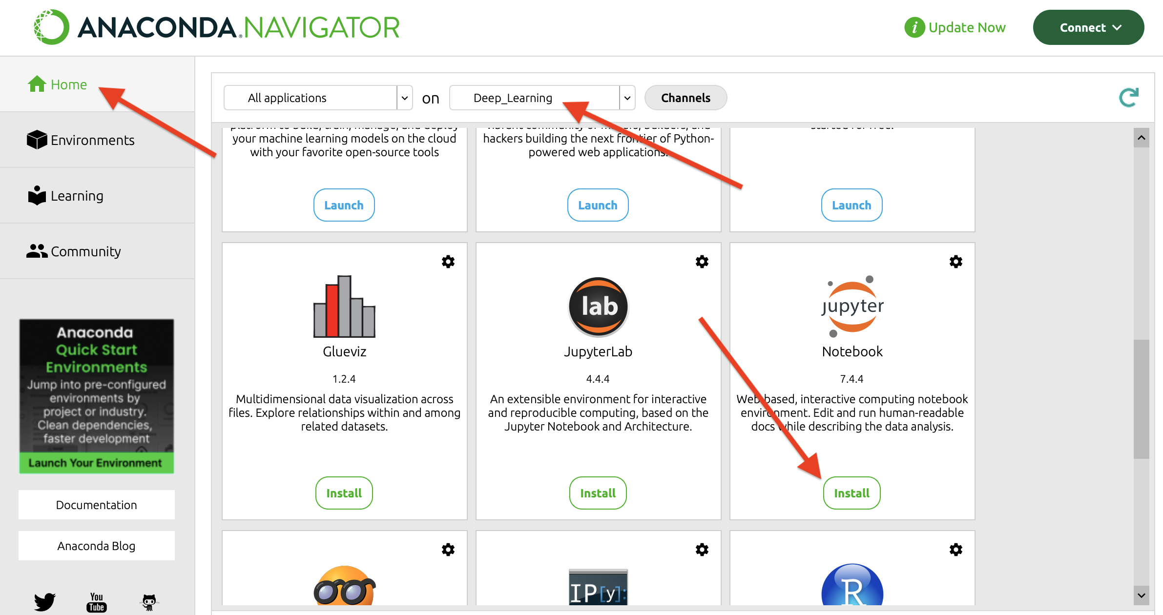 A screenshot showing the Jupyter Notebook app.