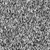 White-noise-like image (scattered white black and gray pixels) visualizing 10000 random values from anarchy.